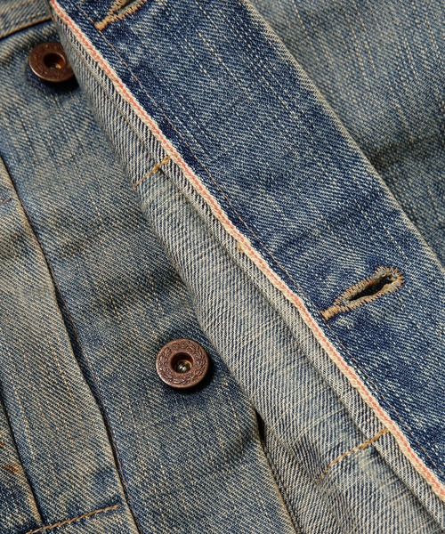 SUGARHILL（シュガーヒル）の「FADED MODERN DENIM JACKET（デニムジャケット・メンズ・インディゴブルー・1/2）」の5枚目の写真