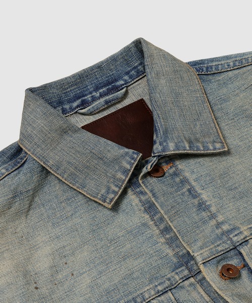 SUGARHILL（シュガーヒル）の「FADED MODERN DENIM JACKET（デニムジャケット・メンズ・インディゴブルー・1/2）」の3枚目の写真