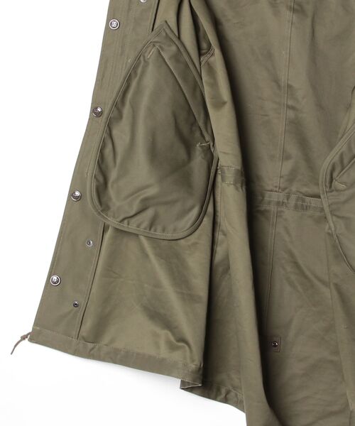 MILITARY（ミリタリー）の「WAIPER.inc 米軍 初期型 M-51 フィッシュテールパーカー コットンサテンモデル（モッズコート・メンズ・オリーブ/ブラック・M/XS/S/L）」の4枚目の写真