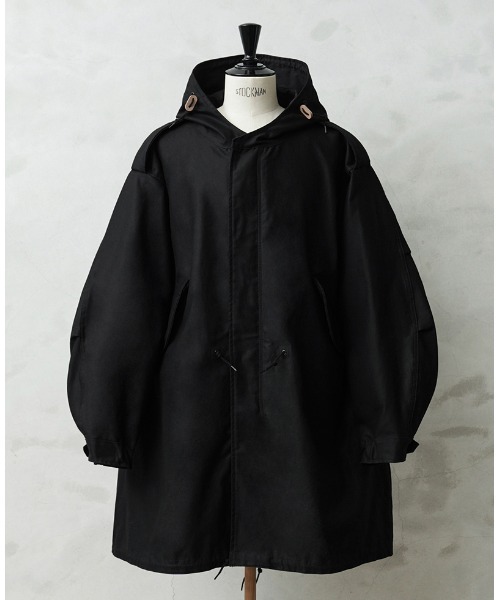 MILITARY（ミリタリー）の「WAIPER.inc 米軍 初期型 M-51 フィッシュテールパーカー コットンサテンモデル（モッズコート・メンズ・オリーブ/ブラック・M/XS/S/L）」の2枚目の写真