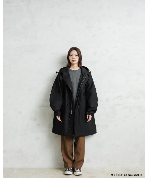 MILITARY（ミリタリー）の「WAIPER.inc 米軍 初期型 M-51 フィッシュテールパーカー コットンサテンモデル（モッズコート・メンズ・オリーブ/ブラック・M/XS/S/L）」の7枚目の写真