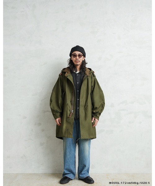 MILITARY（ミリタリー）の「WAIPER.inc 米軍 初期型 M-51 フィッシュテールパーカー コットンサテンモデル（モッズコート・メンズ・オリーブ/ブラック・M/XS/S/L）」の13枚目の写真