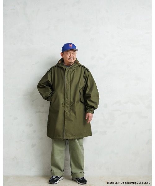 MILITARY（ミリタリー）の「WAIPER.inc 米軍 初期型 M-51 フィッシュテールパーカー コットンサテンモデル（モッズコート・メンズ・オリーブ/ブラック・M/XS/S/L）」の14枚目の写真
