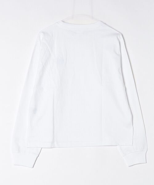 Champion(チャンピオン)の「チャンピオン LONG SLEEVE T-SHIRT(Tシャツ/カットソー・レディース・チャコールグレー/ホワイト・M/L)」の3枚目の写真