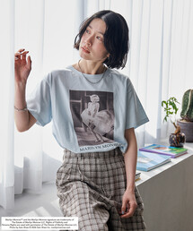 セール】マリリン・モンロー BURST SHOT プリントTシャツ（Tシャツ