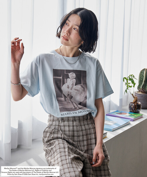 セール】マリリン・モンロー THE ICONIC SHOT プリントTシャツ（T