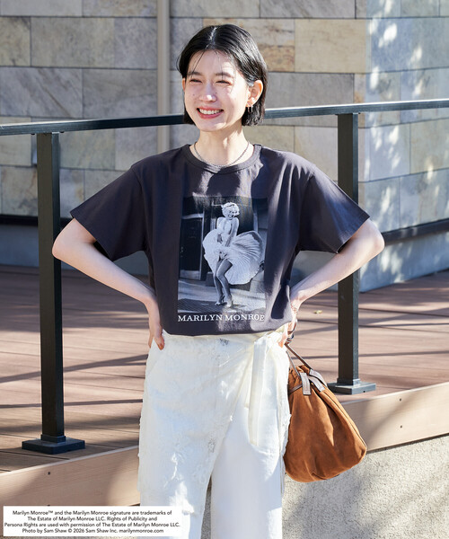 セール】マリリン・モンロー THE ICONIC SHOT プリントTシャツ（T