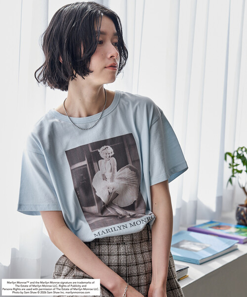 fashion❤︎マリリンモンローリップTシャツ CAPRICIEUX LE'MAGE｜<GOOD ROCK SPEED>Marilyn Monroe Tシャツ2