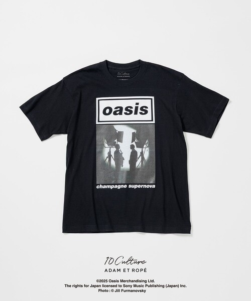 ADAM ET ROPE'(アダムエロペ)の「【oasis 10Culture / ADAM ET ROPE'】Artwork design TSH(Tシャツ/カットソー・メンズ・ブラック系その他/イエロー系その他5/ブラック系その他2/ベージュ系その他4/イエロー系その他4/ベージュ系その他3・L/XL/M)」の1枚目の写真