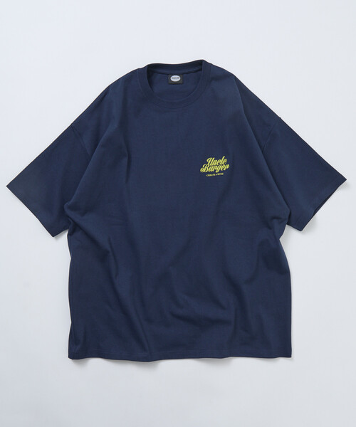 セール】限定展開 ビッグシルエット バックプリント クルーネック T