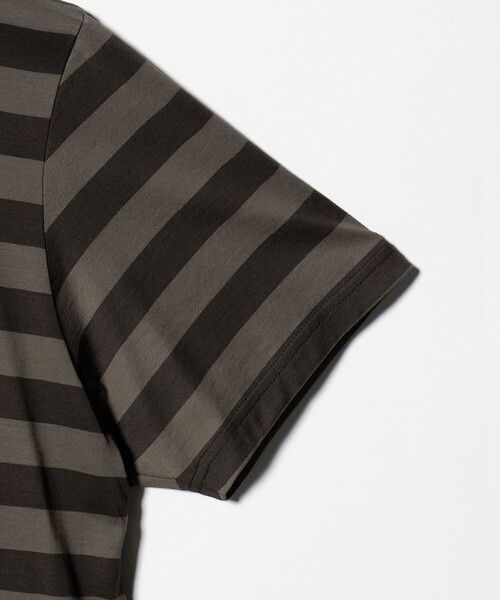 SUNSPEL（サンスペル）の「＜SUNSPEL＞クラシック ボーダー Tシャツ（Tシャツ/カットソー・メンズ・ダークブラウン・L/M）」の4枚目の写真