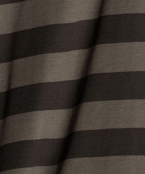 SUNSPEL（サンスペル）の「＜SUNSPEL＞クラシック ボーダー Tシャツ（Tシャツ/カットソー・メンズ・ダークブラウン・L/M）」の6枚目の写真