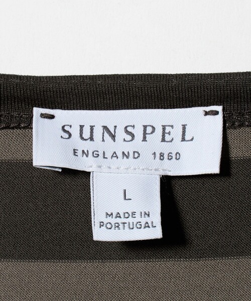 SUNSPEL（サンスペル）の「＜SUNSPEL＞クラシック ボーダー Tシャツ（Tシャツ/カットソー・メンズ・ダークブラウン・L/M）」の7枚目の写真