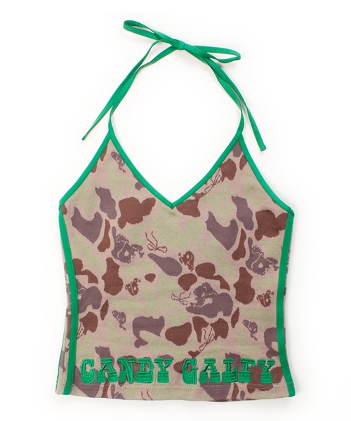 GALFY(ガルフィー)の「【GALFY/ガルフィー】ハデカモキャミ(キャミソール・レディース・カーキ系/ベージュ系/ピンク系/オレンジ系・FREE)」の6枚目の写真