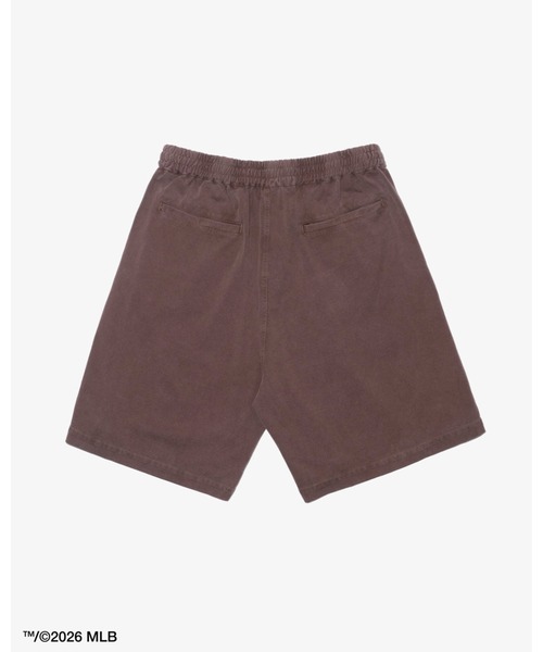 KEBOZ（ケボズ）の「【本日限定受注】KEBOZ × MLB SAN DIEGO PADRES LOGO WASHED TENJIKU SHORTS（その他パンツ・メンズ・ブラウン・2XL/XL/L/M/S）」の2枚目の写真