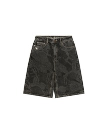 値下げ中　新品　A Bathing Ape ブラックデニムショートパンツ A BATHING APE｜アベイシングエイプのデニムパンツ（ショート・ひざ上