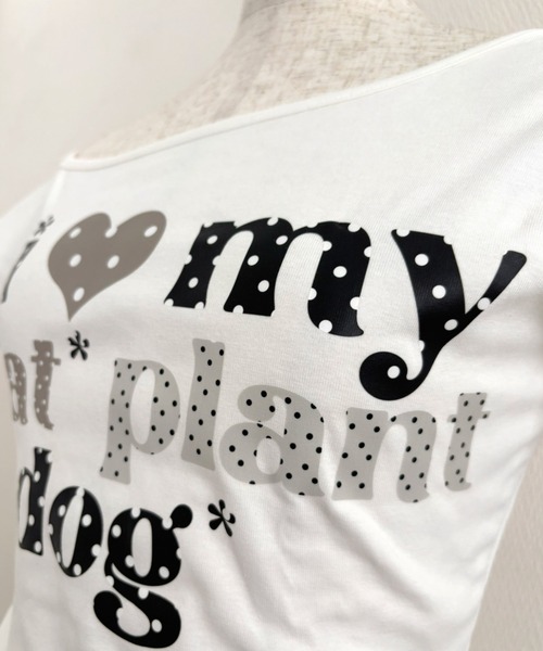 SHEENA(シーナ)の「ドットロゴプリントワンショルコンパクトTシャツ(Tシャツ/カットソー・レディース・ホワイト・M)」の19枚目の写真