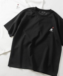 JOHN'S CLOSET（ジョンズクローゼット）の「【31】アソートデザインワンポイント刺しゅう半袖ポンチTシャツ ハチワレ/クロネコ/オバケ（Tシャツ/カットソー）」