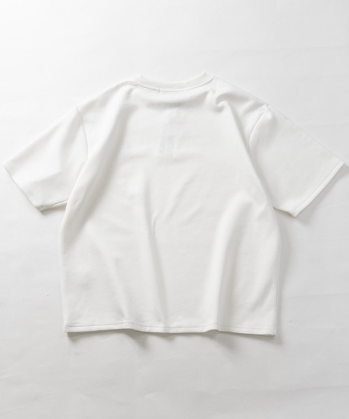 JOHN'S CLOSET(ジョンズクローゼット)の「【31】アソートデザインワンポイント刺しゅう半袖ポンチTシャツ ハチワレ/クロネコ/オバケ(Tシャツ/カットソー・メンズ・ホワイト系1/ホワイト系2/ホワイト系3/ブラック系2/ブラック系4/ホワイト系4/ブラック系1/ブラック系3・MEDIUM/LARGE)」の12枚目の写真