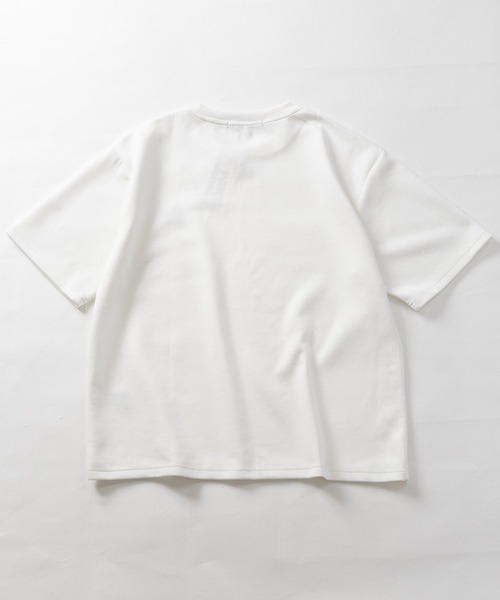 JOHN'S CLOSET(ジョンズクローゼット)の「【31】アソートデザインワンポイント刺しゅう半袖ポンチTシャツ ハチワレ/クロネコ/オバケ(Tシャツ/カットソー・メンズ・ホワイト系1/ホワイト系2/ホワイト系3/ブラック系2/ブラック系4/ホワイト系4/ブラック系1/ブラック系3・MEDIUM/LARGE)」の14枚目の写真