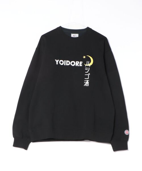 ADPOSION(アドポーション)の「【YOIDORE】スナック クルーネックスウェットプルオーバー(スウェット・レディース・ホワイト/ブラック・MEDIUM/LARGE)」の2枚目の写真