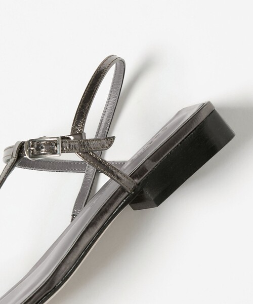 ODETTE E ODILE（オデットエオディール）の「アシンメトリーライン サンダル20↑（サンダル・レディース・シルバー/ホワイト/ブラック・25cm/24.5cm/24cm/23.5cm/23cm/22.5cm/22cm）」の14枚目の写真