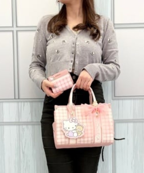 SAMANTHAVEGA(サマンサベガ)の「「ハローキティ」コラボコレクション ハンドバッグ(ハンドバッグ・レディース・ピンク・FREE)」の1枚目の写真