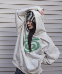 AMOU（アモウ）の「Molly HOODIE CREAM MELANGE（パーカー）」
