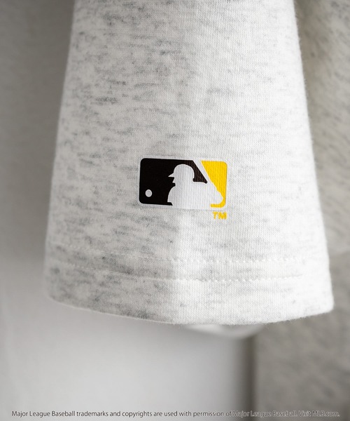 MLB（メジャーリーグベースボール）の「MLB メジャーリーグベースボール 接触冷感UVカットオーバーサイズワンポイントロゴプリント半袖Tシャツ（Tシャツ/カットソー・メンズ・オートミール/ホワイト系/ブラック/ネイビー/ベージュ系/ホワイト/チャコール・XL/M/L）」の15枚目の写真