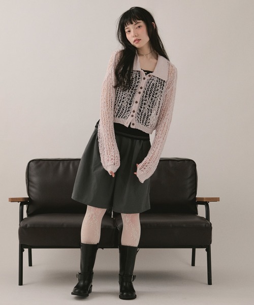 loin nuit(ロワンニュイ)の「half pants / ハーフパンツ(その他パンツ・レディース・ライトピンク/グレー・FREE)」の18枚目の写真