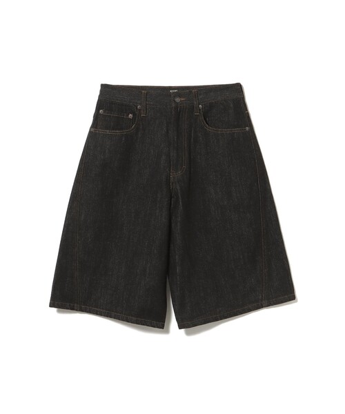 BEAMS HEART(ビームスハート)の「【7/9値下げ】デニムライク カーブバギー ショートパンツ(その他パンツ・メンズ・ブラック/ネイビー・MEDIUM/LARGE/SMALL)」の8枚目の写真