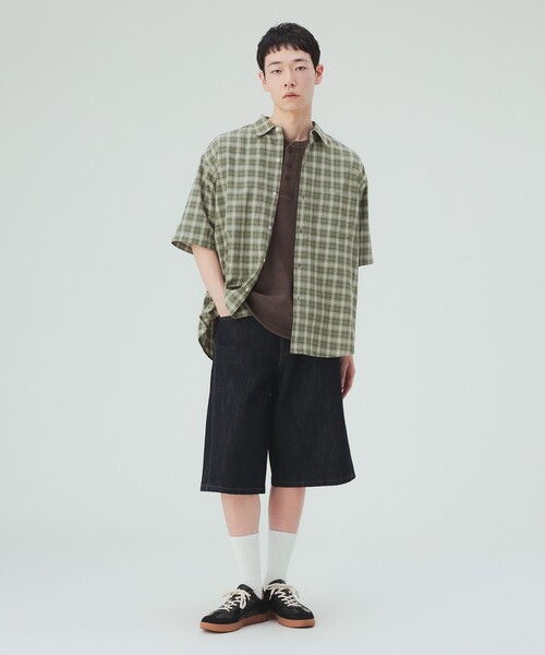 BEAMS HEART(ビームスハート)の「【7/9値下げ】デニムライク カーブバギー ショートパンツ(その他パンツ・メンズ・ブラック/ネイビー・MEDIUM/LARGE/SMALL)」の19枚目の写真