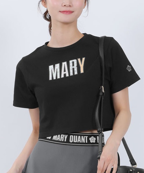 MARYアップリケロゴ Tシャツ（Tシャツ/カットソー）｜MARY QUANT