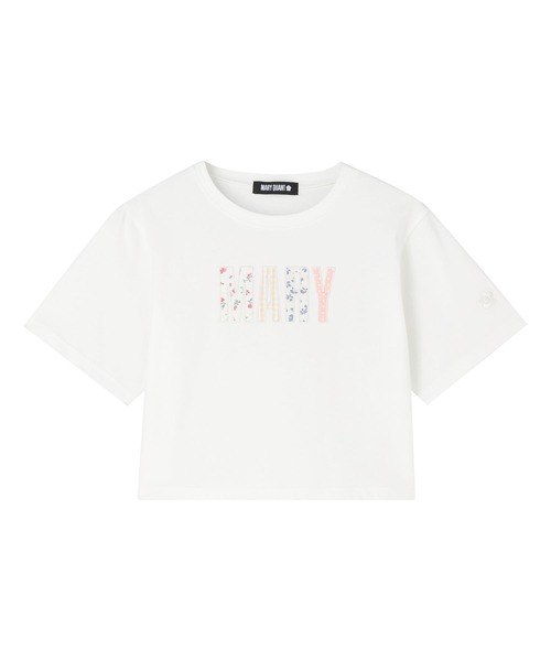 MARYアップリケロゴ Tシャツ（Tシャツ/カットソー）｜MARY QUANT