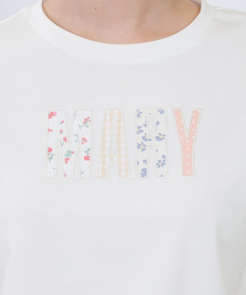 MARYアップリケロゴ Tシャツ（Tシャツ/カットソー）｜MARY QUANT