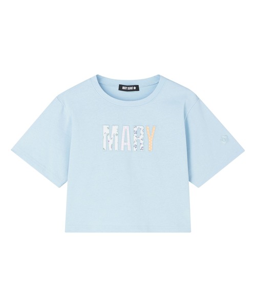 MARYアップリケロゴ Tシャツ（Tシャツ/カットソー）｜MARY QUANT