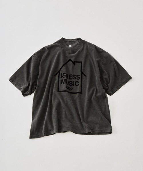 is-ness（イズネス）の「【is-ness/イズネス】LOGO T-SHIRT（Tシャツ/カットソー・メンズ・ブラック/グレー/ホワイト・L/M）」の9枚目の写真