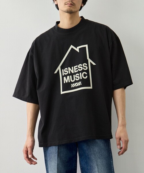 is-ness（イズネス）の「【is-ness/イズネス】LOGO T-SHIRT（Tシャツ/カットソー・メンズ・ブラック/グレー/ホワイト・L/M）」の12枚目の写真