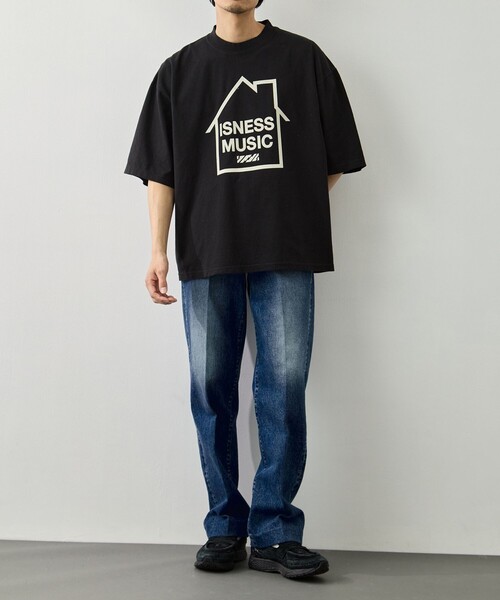 is-ness（イズネス）の「【is-ness/イズネス】LOGO T-SHIRT（Tシャツ/カットソー・メンズ・ブラック/グレー/ホワイト・L/M）」の15枚目の写真