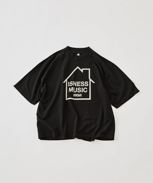 is-ness（イズネス）の「【is-ness/イズネス】LOGO T-SHIRT（Tシャツ/カットソー・メンズ・ブラック/グレー/ホワイト・L/M）」の16枚目の写真