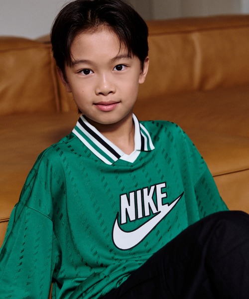 希少　オリンピック柄　 緑 ジャージ Sサイズ ナイキ スポーツウェア ジュニア ショートスリーブ ジャージー / Nike