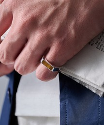 【MAISON CLUB】Square Bar Ring Silver925 KUN