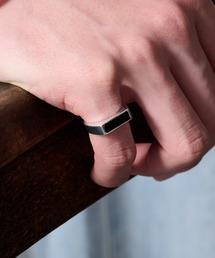 【MAISON CLUB】Square Bar Ring Silver925 KUN