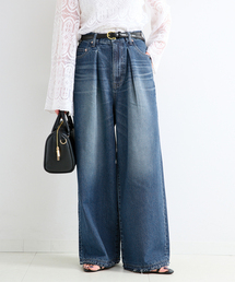 Simplicite（サンプリシテ）の「《追加》ウォッシャブル / DU JOUR / デュ ジュール PEG TUCK JEAN（デニムパンツ）」