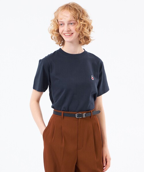 MACKINTOSH PHILOSOPHY(マッキントッシュ フィロソフィー)の「【WEB&一部店舗限定】バッキンガムベア ワッペンTシャツ(Tシャツ/カットソー・レディース・ピンク系その他2/ダークネイビー/ブルー/オフホワイト/ベージュ/ブラック・38)」の5枚目の写真