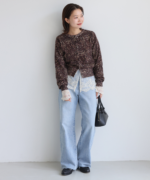 SLOBE IENA(スローブイエナ)の「《追加2》チュールレースブラウス(シャツ/ブラウス・レディース・ホワイト/ブラック・FREE)」の15枚目の写真