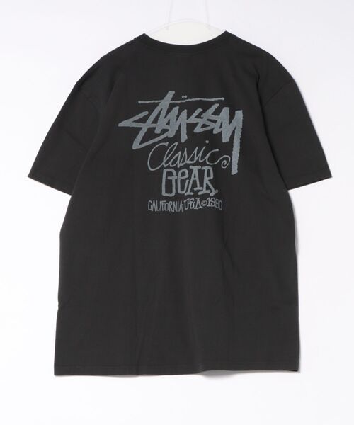 STUSSY(ステューシー)の「【STUSSY】ステューシー CLASSIC GEAR HALF T-SHIRTS ロゴ 半袖 Tシャツ(Tシャツ/カットソー・メンズ・ブラック/ホワイト・M/XL/L)」の3枚目の写真