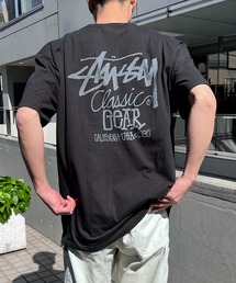yield（イールド）の「【STUSSY】ステューシー CLASSIC GEAR HALF T-SHIRTS  ロゴ 半袖 Tシャツ（Tシャツ/カットソー）」