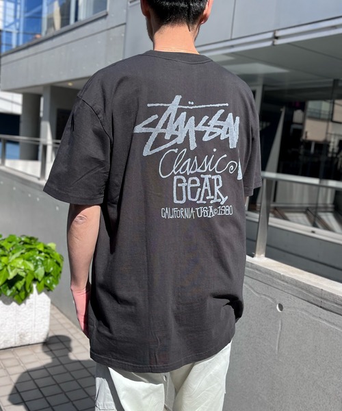 STUSSY(ステューシー)の「【STUSSY】ステューシー CLASSIC GEAR HALF T-SHIRTS ロゴ 半袖 Tシャツ(Tシャツ/カットソー・メンズ・ブラック/ホワイト・M/XL/L)」の10枚目の写真