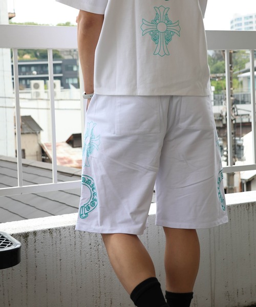 GALLIS ADDICTION(ガリスアディクション)の「GA Color 刺繍&Print Shorts(その他パンツ・メンズ・ホワイト/ブラック系2/ブラック・L/M)」の9枚目の写真